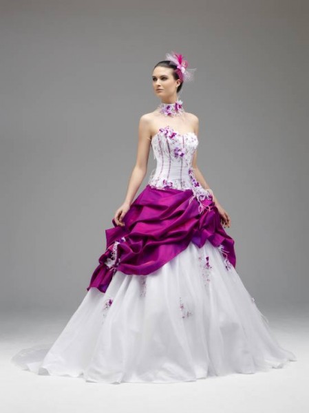 Mariage violet, rose, blanc : planche d'inspiration #2 ...