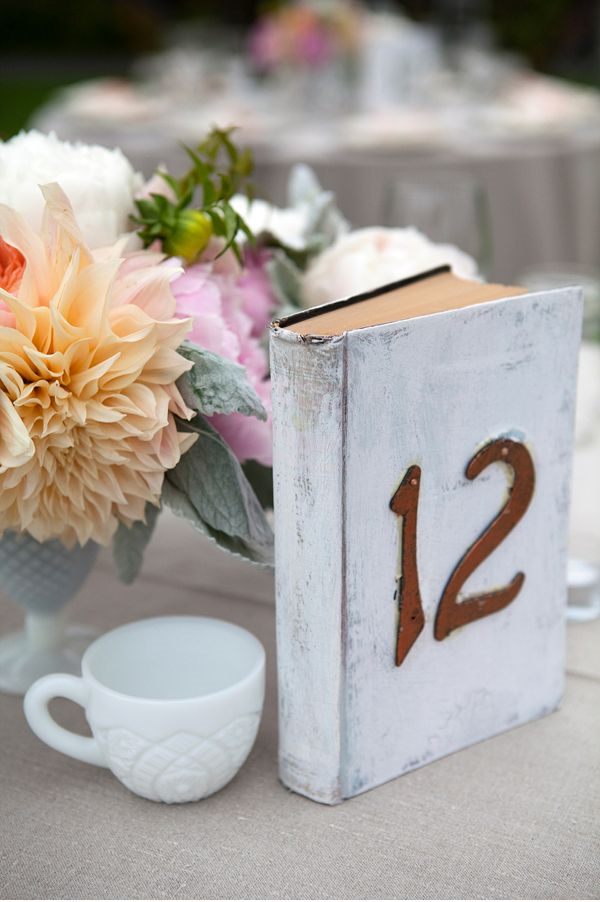 Idées de numéros de Tables de Mariage DIY