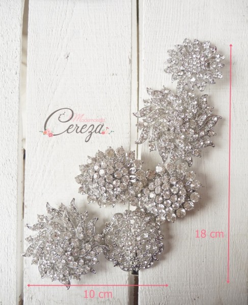 mariage rock romantique chic broches bouquet bijou mademoiselle cereza